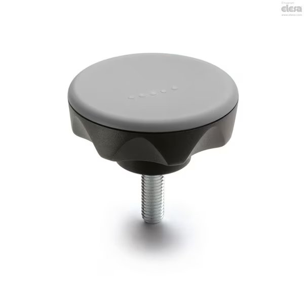 Zinc-plated steel threaded stud, ELK.45 p-M8x30-C3, Elesa, Mfr#: ELK-p